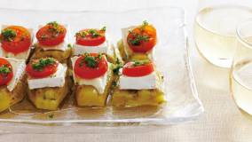 焼きなすのチーズのせ