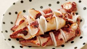 やりいかの塩焼き