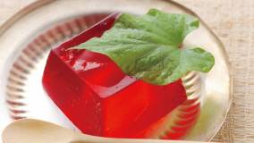 赤じそゼリー
