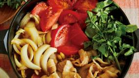 トマトと豚の夏のすき焼き