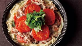 トマトと豚肉の重ね蒸し