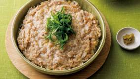 もやしとひき肉の皿蒸し