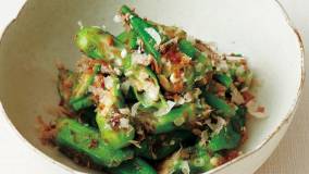 オクラのおかかあえ