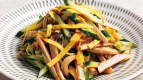 焼き豚ときゅうりの中国風サラダ