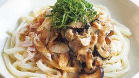 なすのごまだれぶっかけ麺