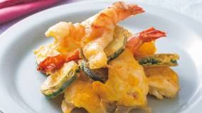 えびのピカタ風