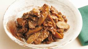 ごぼうと牛肉の土佐煮