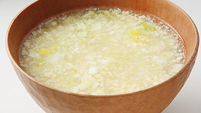 くずし豆腐のスープ