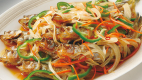 揚げししゃもの南蛮漬け