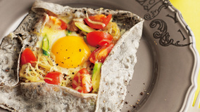 米粉の卵包みガレット