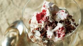 ラズベリーチョコレートトライフル