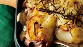 豚肉とじゃがいものローズマリー焼き