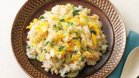 セロリとツナのチャーハン