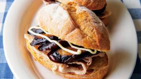 豚肉となすのサンド