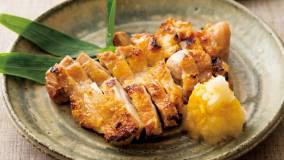 鶏肉の塩焼き 白梅おろし添え