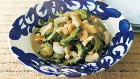 ゴーヤーといかの甘辛炒め