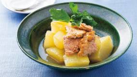 とうがんと鶏ひき肉の煮物