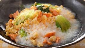 とろろスープがけ鮭チャーハン