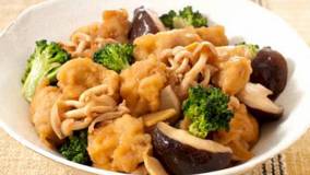 鶏ときのこの衣煮