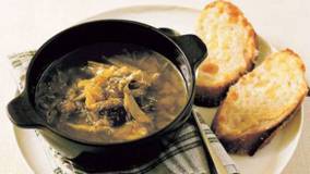 ごぼう入りオニオンスープ