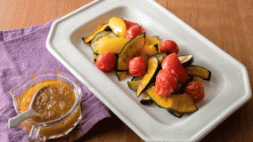 グリル野菜サラダ きんかんドレッシング