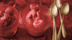 赤いベリーのソルベ