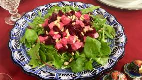 ビーツと豆腐の美人サラダ