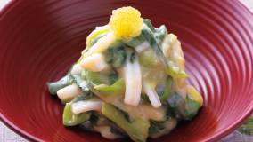 いかと青ねぎの酢みそあえ