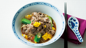 牛肉と夏野菜のスープ麺