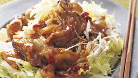 シャキシャキ白菜のかきのっけ