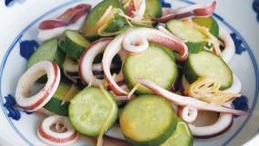 いかときゅうりの甘酢煮