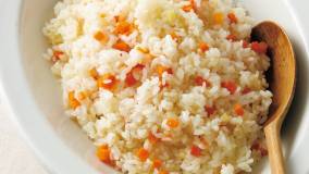 春にんじんとしょうがのピラフ