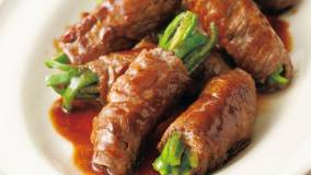 ピーマンの牛肉巻き