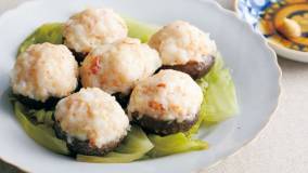 しいたけのえび詰め