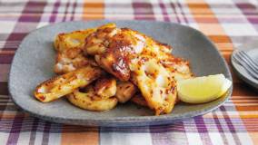 れんこんと鶏もものはちみつレモンソテー