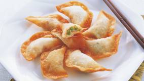 おこわの包み揚げ