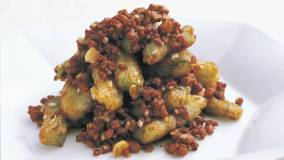 揚げゴーヤーの肉みそ炒(いた)め