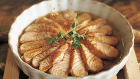 サーモンのあぶり焼き