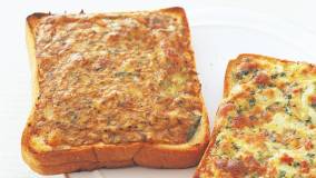 きのこみそオニオンディップトースト