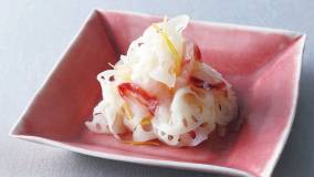 れんこんと鯛のなます