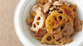 豚肉とれんこんのきんぴら