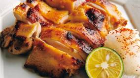 ゆで鶏のみそ漬け焼き