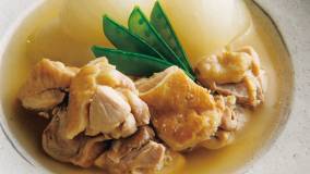 鶏ももとかぶのスープ煮