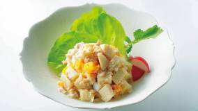 たけのこのツナ卵サラダ