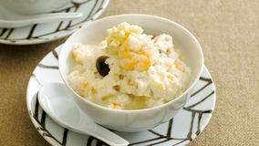 豆腐のえび寄せ蒸し