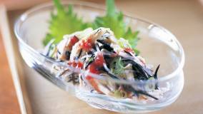 ひじきと鶏肉の梅風味サラダ