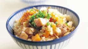 豚肉と昆布の炊き込みご飯