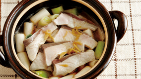 ぶりとねぎの鍋