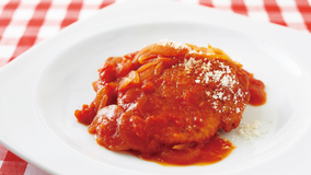 チキンカツのトマト煮