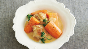 にんじんと鶏肉のレモン風味煮